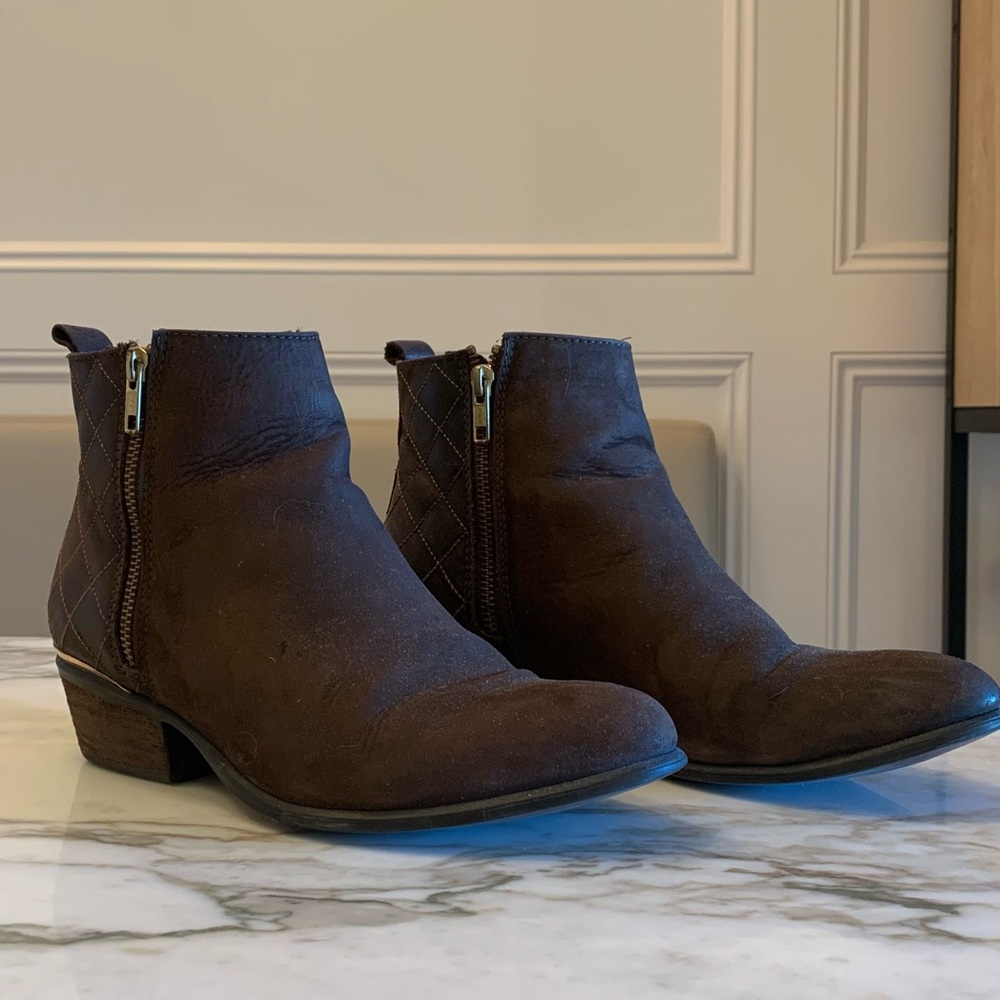 Steve Madden Suede Ankle Booties
